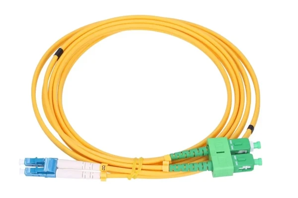 Extralink Patchcord LC/UPC-SC/APC SM Duplex 3.0mm 1.0m