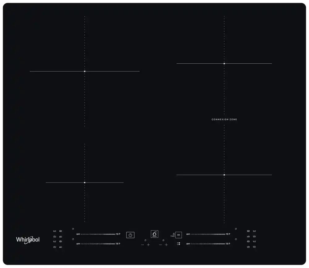 Ugradna ploča WHIRLPOOL WB S2560 NE/indukciona/staklokeramička/4 zone/crna