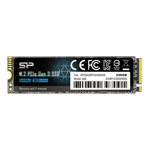 SSD M.2 NVME 256GB SiliconPower SP256GBP34A60M28 A55 2200MBs/1600MBs