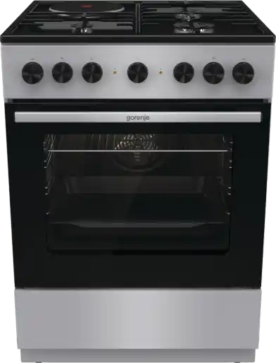 Kombinovanii šporet Gorenje  GK6B41SD širina 60cm/1 strujna ringla/3x plinska ringla