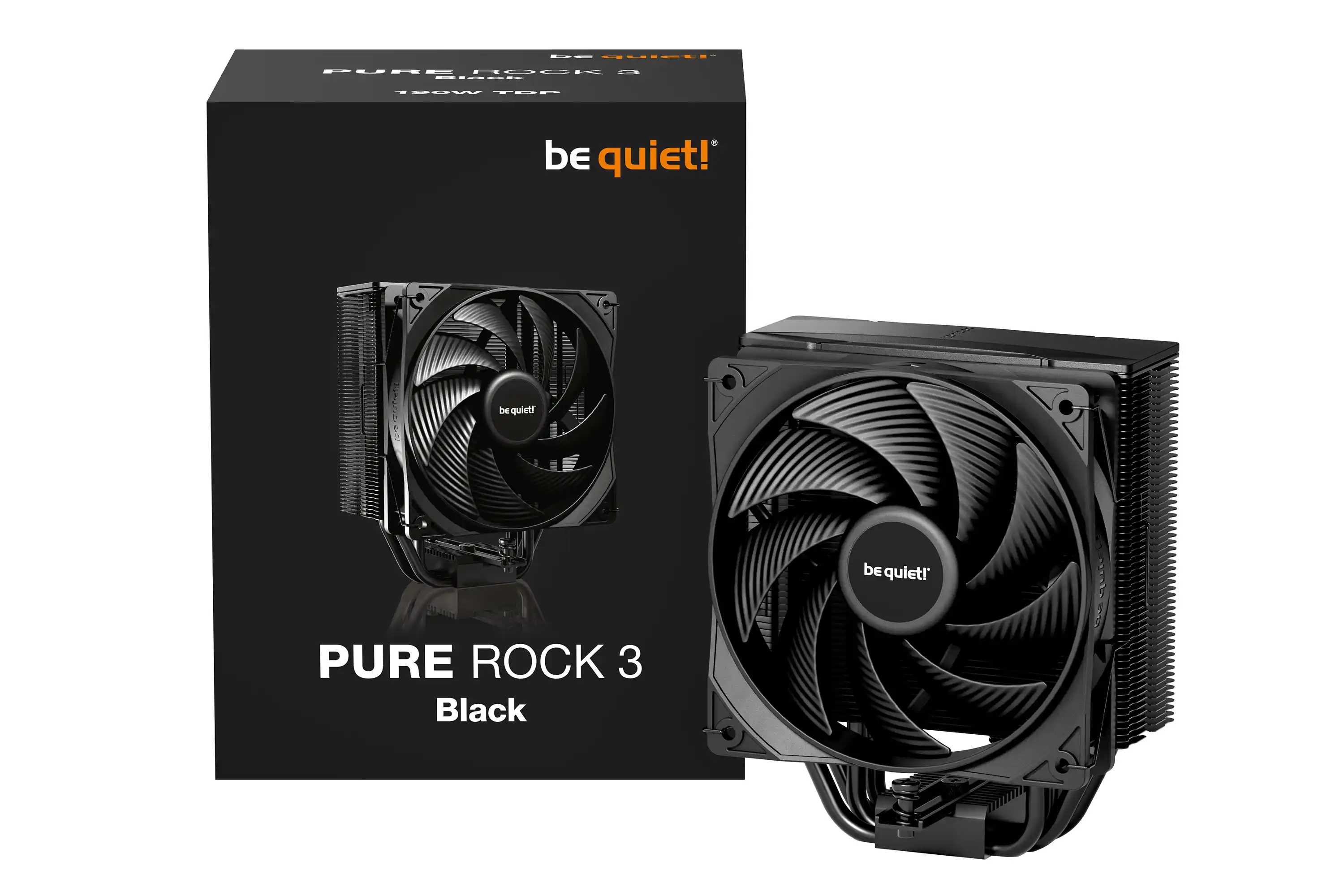 CPU Cooler Be quiet Pure Rock 3  Black BK039 (AM4,AM5,1151,1150,1155,1200,1700)/TDP-190W