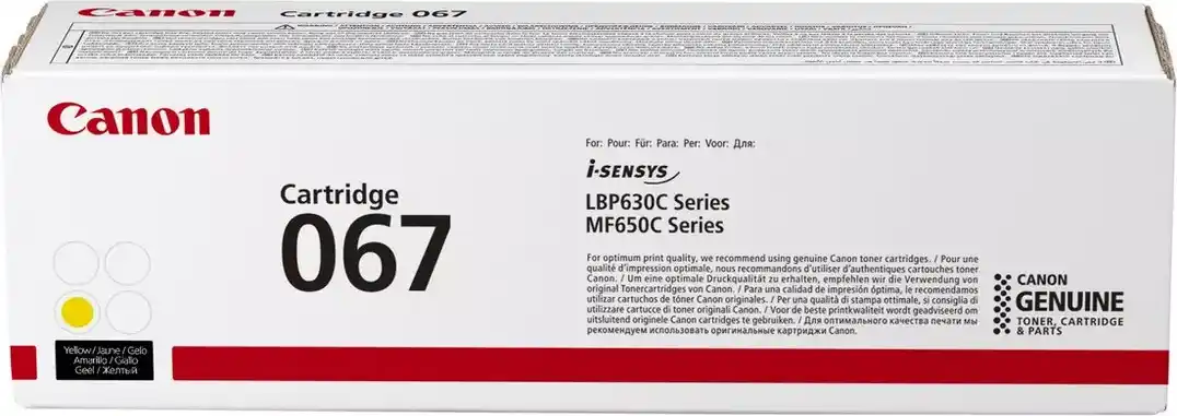 Toner Canon CRG-067(MF651CW/655DCW) yellow