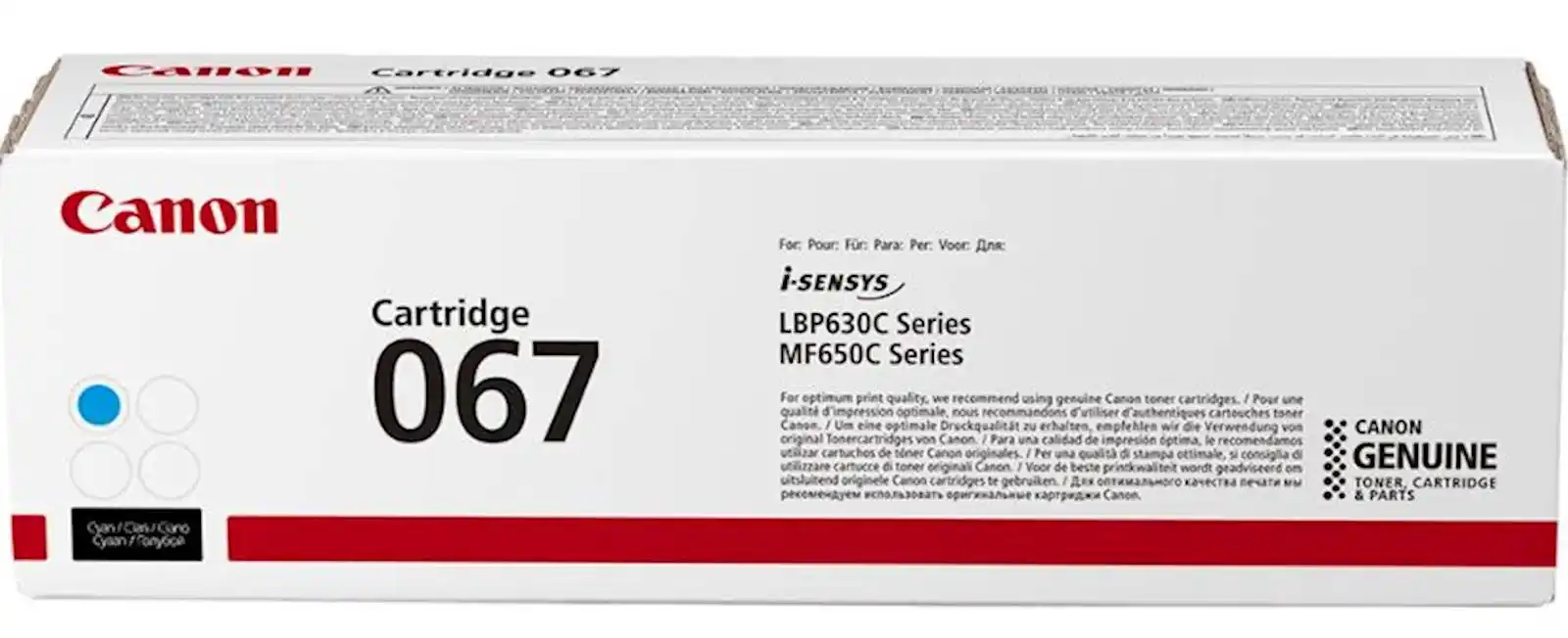 Toner Canon CRG-067(MF651CW/655DCW) cyan