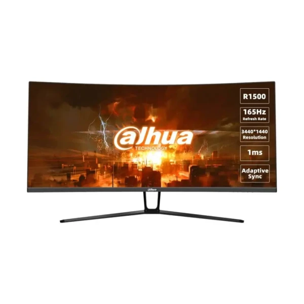 Monitor 34 Dahua LM34-E330C 3440x1440/21:9/VA/180Hz/1ms/2xHDMI/2xDP/Curved