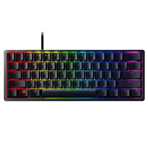 Tastatura RAZER Huntsman Mini 60% Opto-Gaming (Clicky Purple Switch) - RZ03-03390100-R3M1