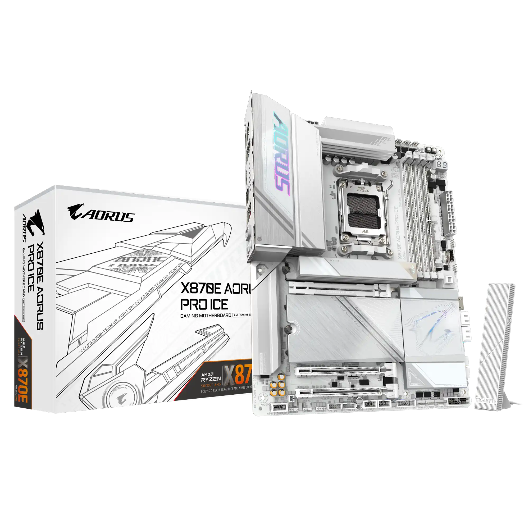 Matična ploča Gigabyte AM5 X870E Aorus Elite WIFI7 Ice