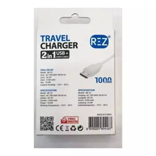 Kućni punjač 2/1 2.1A sa kablom Micro USB
