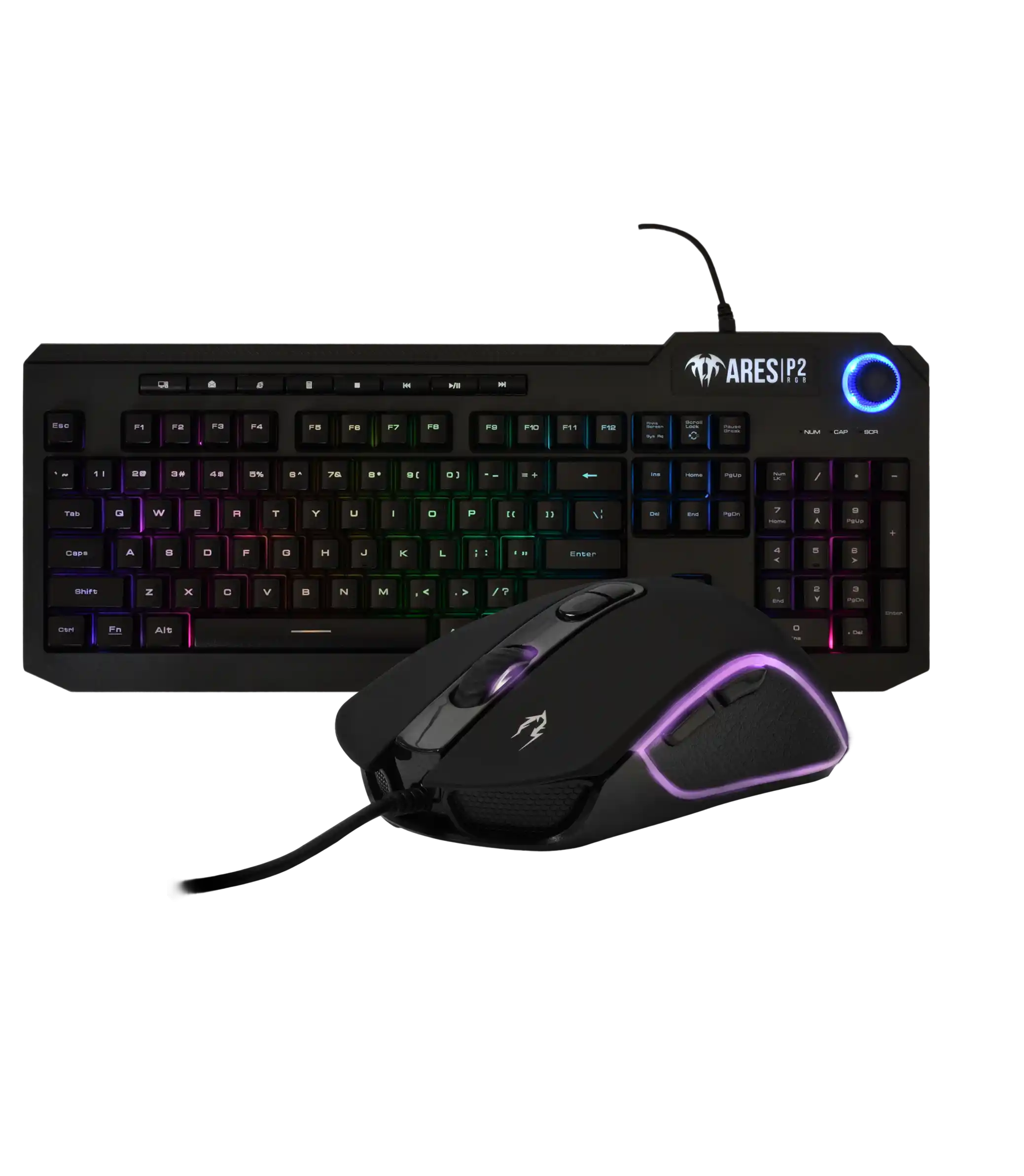 Tastatura + miš Gamdias Ares P2 ARGB
