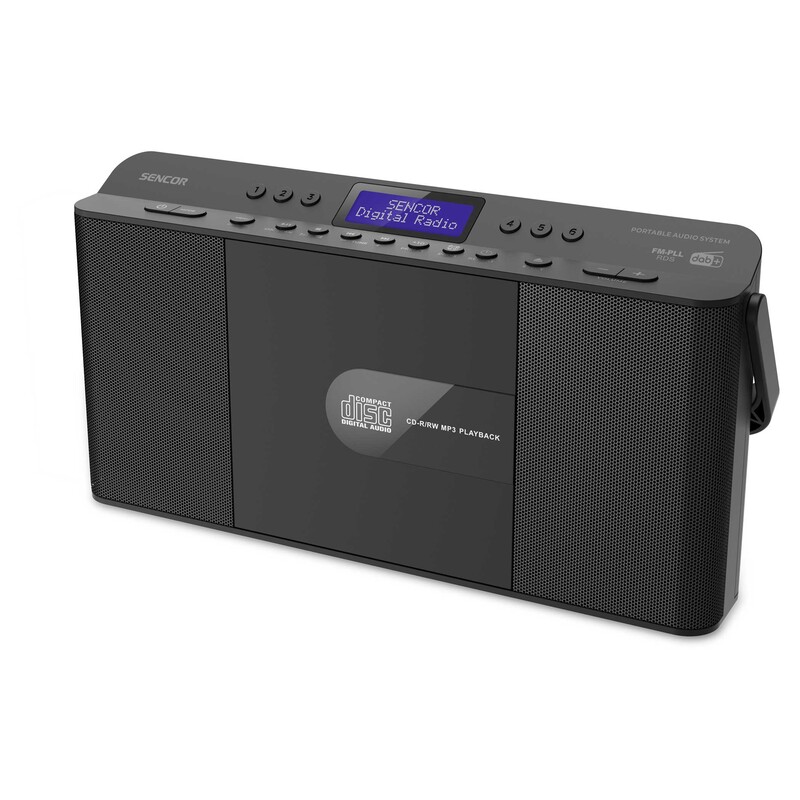 Prenosni vertikalni radio SENCOR SPT 7500DB DAB/BT/CD