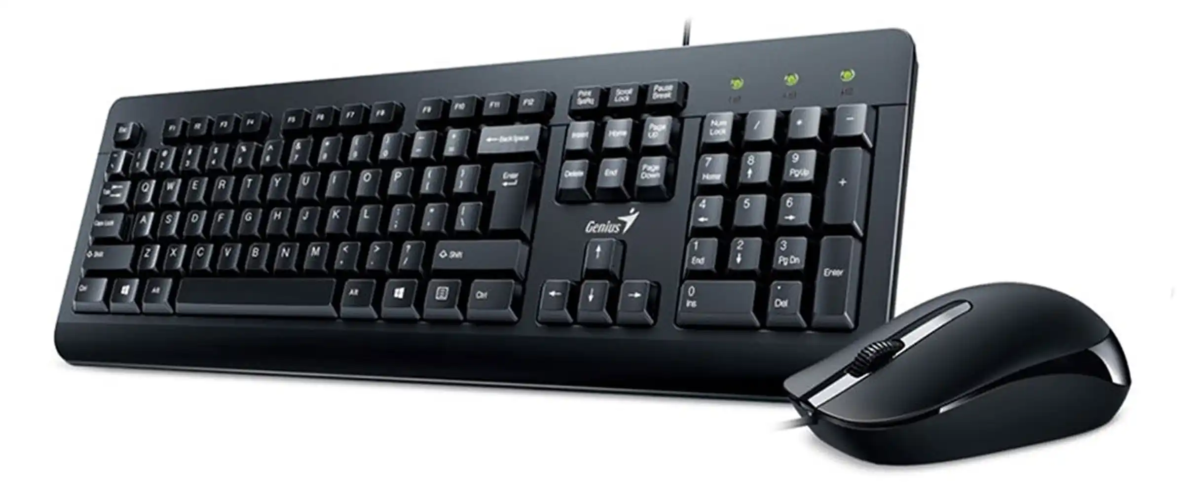 Tastatura + Miš Genius KM-160 USB US, crna