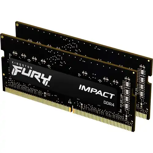 Memorija SODIMM DDR4 32GB (2x16) 3200MHz Kingston Fury Impact KF432S20IBK2/32