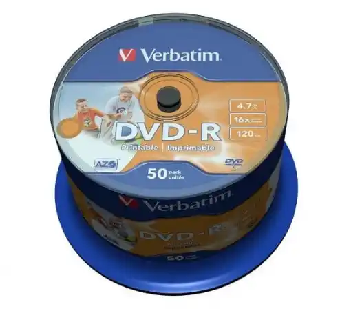 DVD-R Verbatim AZO 4.7GB 16x NO-ID Cake