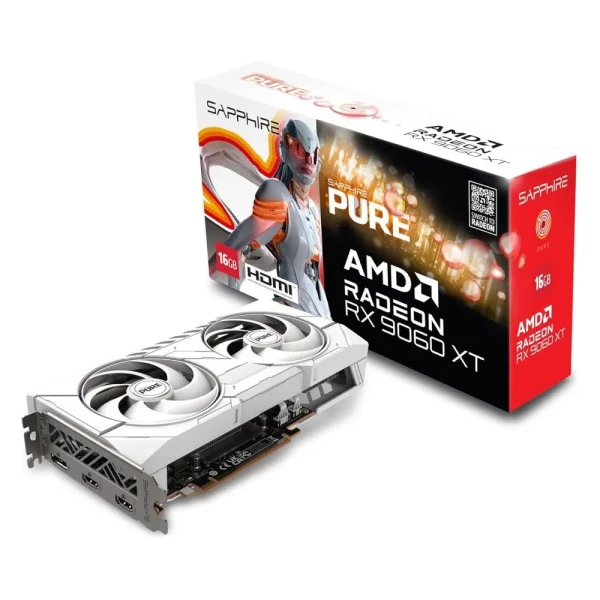 Grafička karta Sapphire Pulse 9060XT Gaming OC 16GB - bela