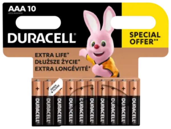 Baterija Duracell Basic AAA 10/1  pakovanje