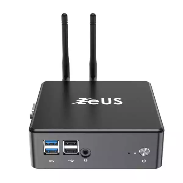 Mini PC Zeus MPI10-i323 Intel i3-1115G4 2C 4.1 GHz/DDR4/LAN/Dual WiFi/BT/HDMI/DP/USB C/Refubrished