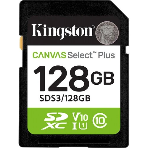 SD Card 128GB Kingston SDS3/128GB class 10 150MBs