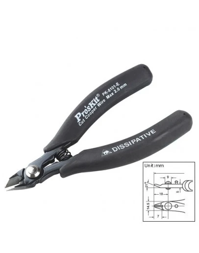Sečice izdržljive za precizno sečenje žice prečnika do 2.0 mm 1PK-5101-E