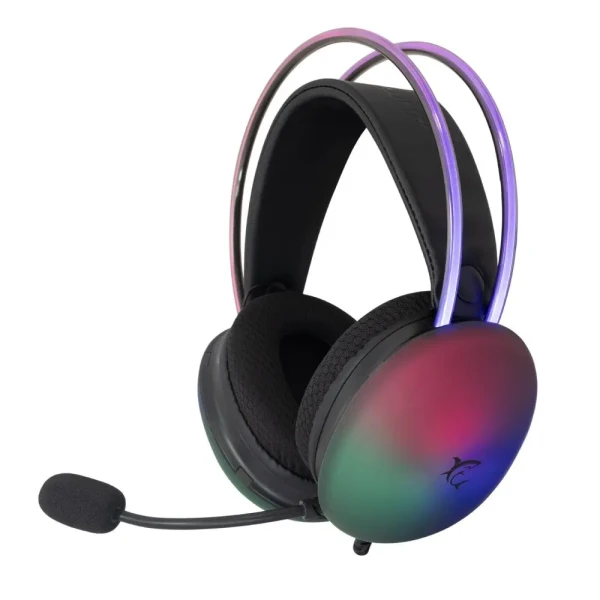 Slušalice sa mikrofonom White Shark FIREFLY 50mm/Multiplatform/RGB/Crna