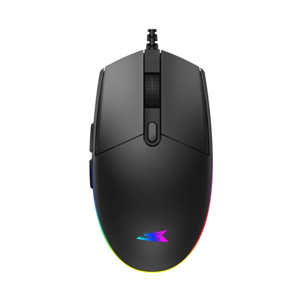 Miš Baracuda CRAB 3600DPI/6D/Optički/RGB/Crna