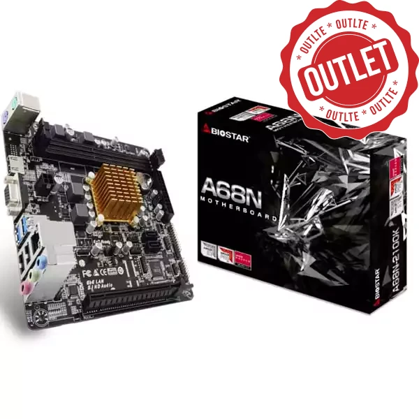 Matična ploča FT3B Biostar A68N-2100K (E6010) VGA/HDMI Outlet