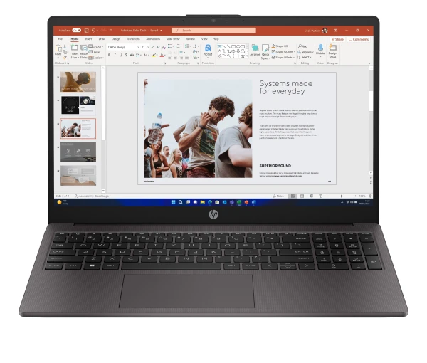 Laptop HP 250R G10 15.6 FHD/Core 5-120U/16GB DDR4/NVMe 512GB/US/AD1T9ET/Win11 home