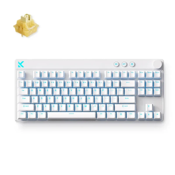 Gaming tastatura MCHOSE Mix 87 Hall Effect Magnetic Switch white