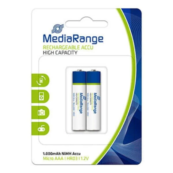 Punjiva baterija Medirange LR3  1000mAh AAA 1/2