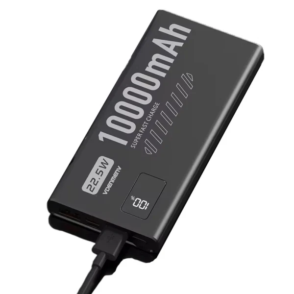Power bank Denmen DP43 10000Mah Fast PD20W /QC3.0/ 2xTypeC/1xUSB-A Crni