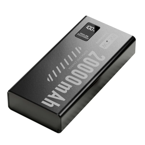 Power bank Denmen DP45 20000Mah Fast PD20W /QC3.0/ 2xTypeC/1xUSB-A Crni
