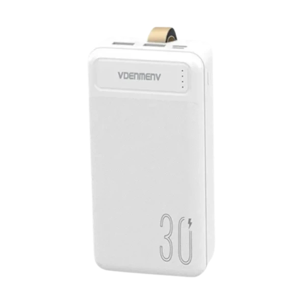 Power bank Denmen DP17 30000Mah 1xType C/2xUSB-A/1xMicro USB