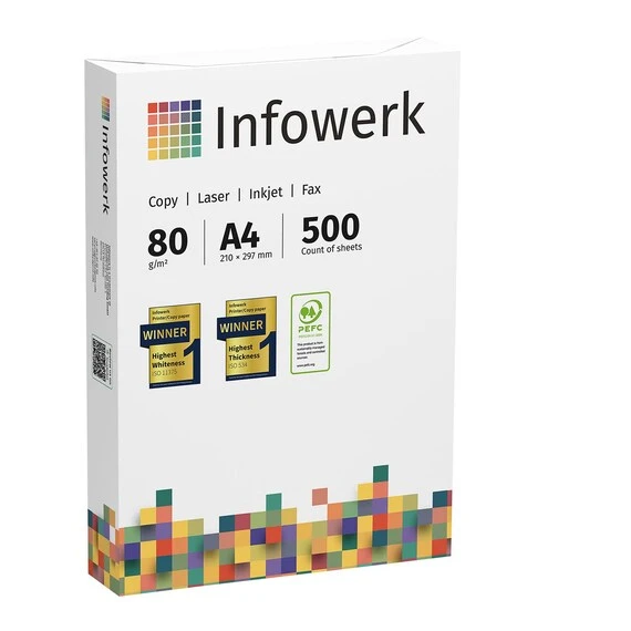 Fotokopir papir INFOWERK A4 70gr 1/500