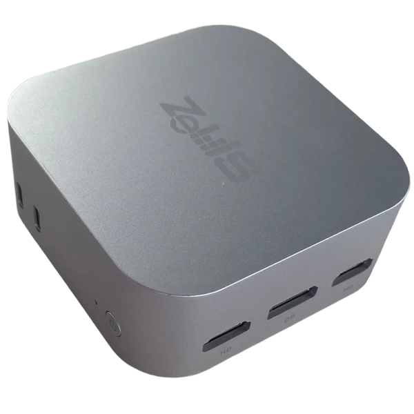 Mini PC Zeus N5 Celeron QC N150 3.40 GHz/DDR5 12GB/m.2 256GB/LAN/Dual WiFi/BT/2xHDMI/DP/Win 11 Pro