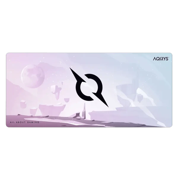 Gaming podloga AQIRYS Gravitiy White Extra 900 x 400 mm