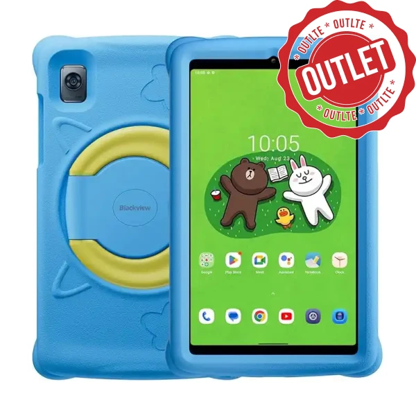 Tablet 10.1 Blackview Tab 60 Pro Kids LTE HD+ IPS 800x1280/4GB/128GB/5MP-8MP/Blue Outlet