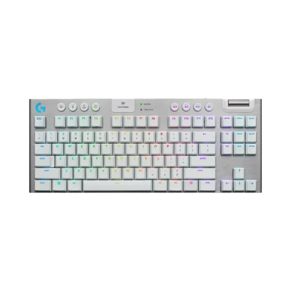 Bežična tastatura Logitech G915 X Lightspeed TKL LowProfile US White