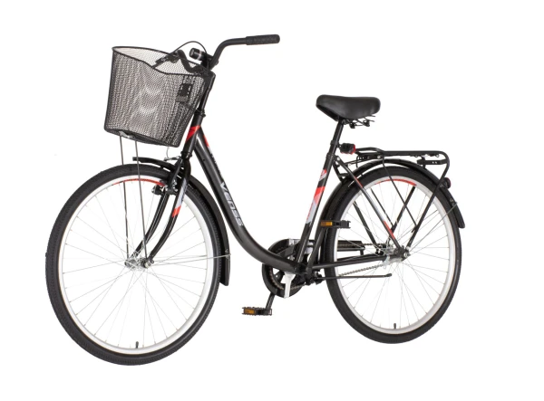 Bicikla Venssini city Venecija 26/V-BRAKE/sa korpom/siva