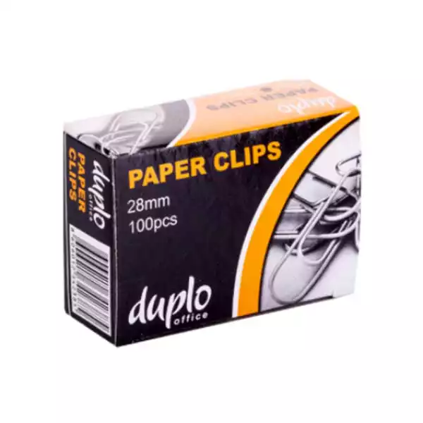 Spajalice metalne Duplo 28 mm 1/100