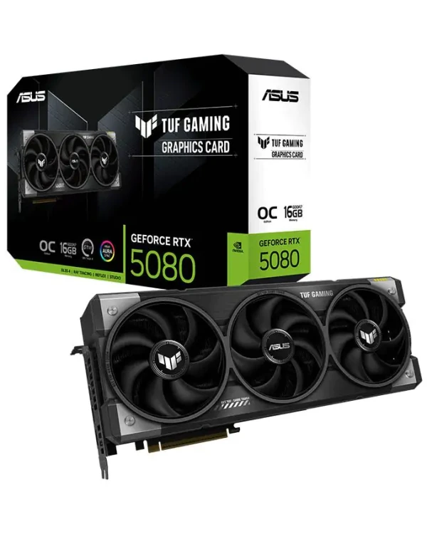 Graficka Karta Asus GeForce RTX 5080 TUF Gaming OC 16GB GDDR7 TUF-RTX5080-O16-G 3xDP/HDMI