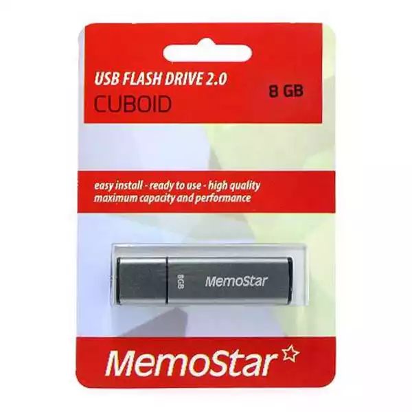 USB Flash 8GB 2.0 CUBOID MemoStar crn