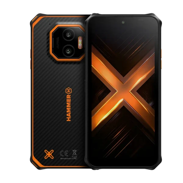 Mobilni telefon Hammer Energy X2 5G 8/256GB Black IP68 & IP69K