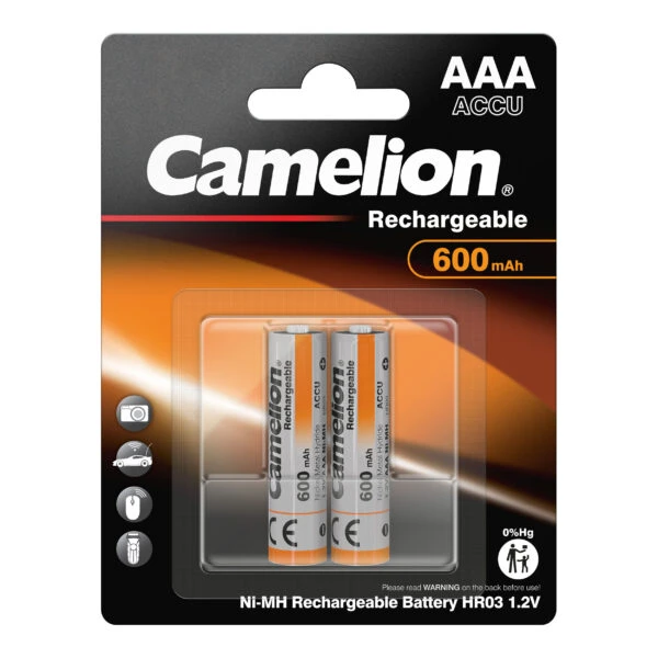 Punjiva baterija Camelion HR3 600mAh AAA  2/1