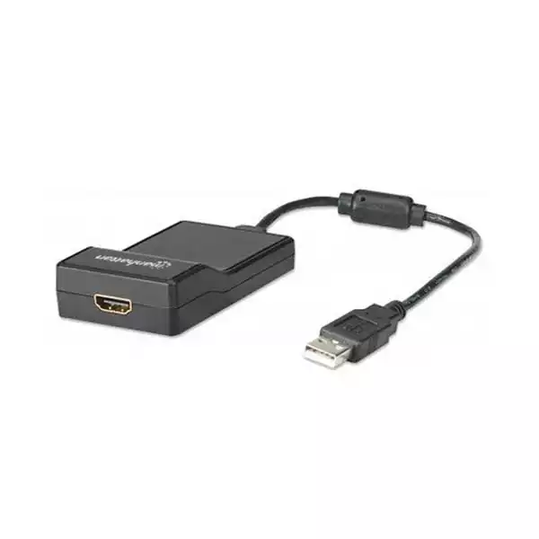 Adapter Manhhatan USB/M-HDMI/F 151061
