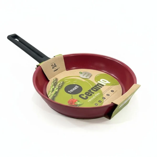 Tiganj duboki CeramIQ Texell TPCQ-D24/24cm/bordo