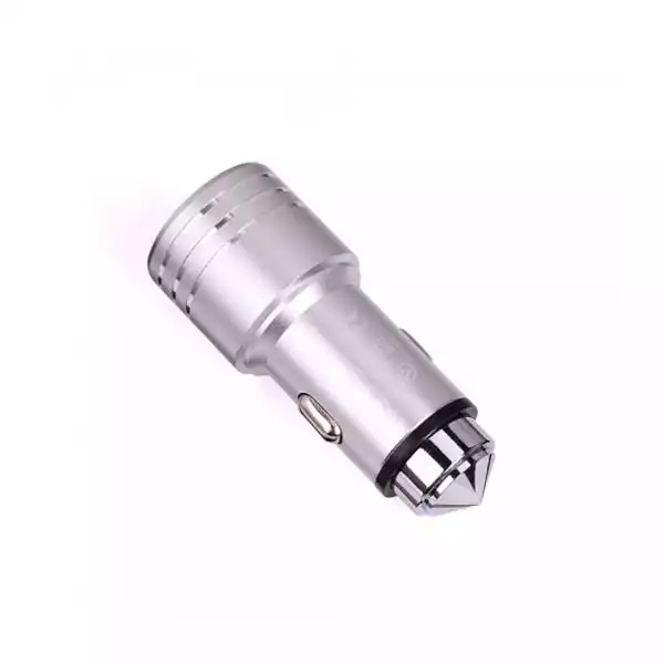 Auto punjač metalni 2USB 2.1A Golf GF-C06S