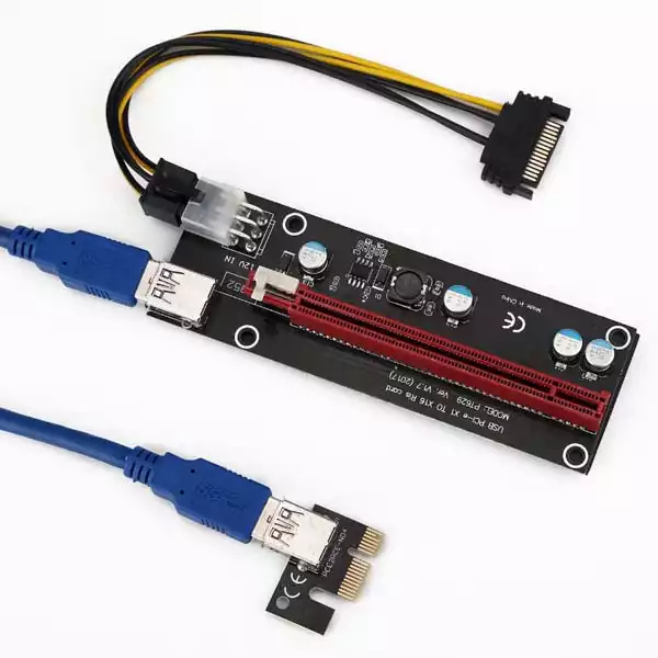 Extender USB 3.0 PCI-E Express to X16 Extender 4 pin