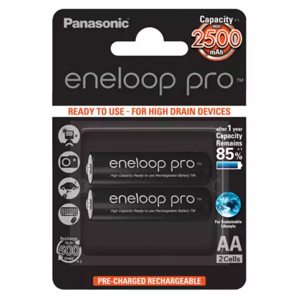 Punjiva baterija Panasonic Eneloop pro AA 2500mah BK-HCDE/4BE