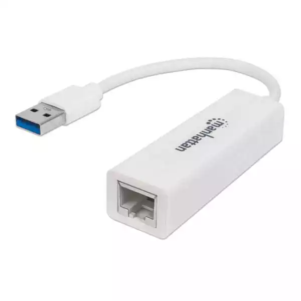 Adapter Manhattan USB 3.0 - LAN 10/100/1000 Mbps SuperSpeed 506847