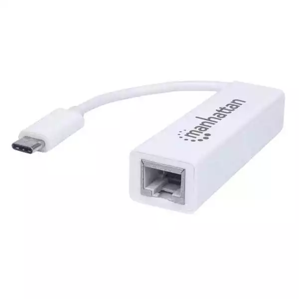 USB HUB Manhattan USB C m 3.1 - LAN 10/100/1000 Mbps 507585