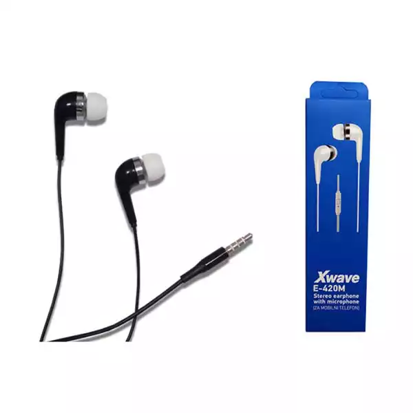 Slušalice bubice Xwave E-420M Crne