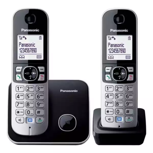 Bežični telefon Panasonic KX-TG 6812 FXB DUO